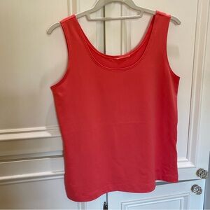 Chico's Microfiber Tank Top Coral Size 1 (Med 8/10)